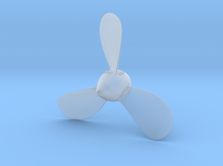 Titanic - Port 3 Bladed Propeller - Scale 1:144 3d printed