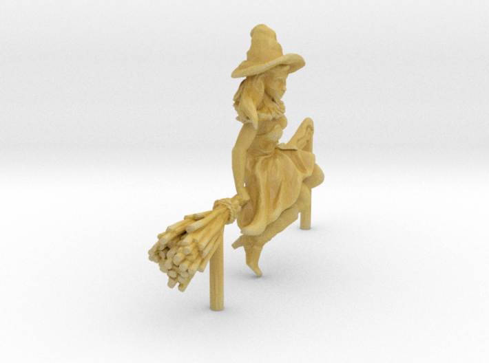 HO Scale Flying Witch 3d printed 