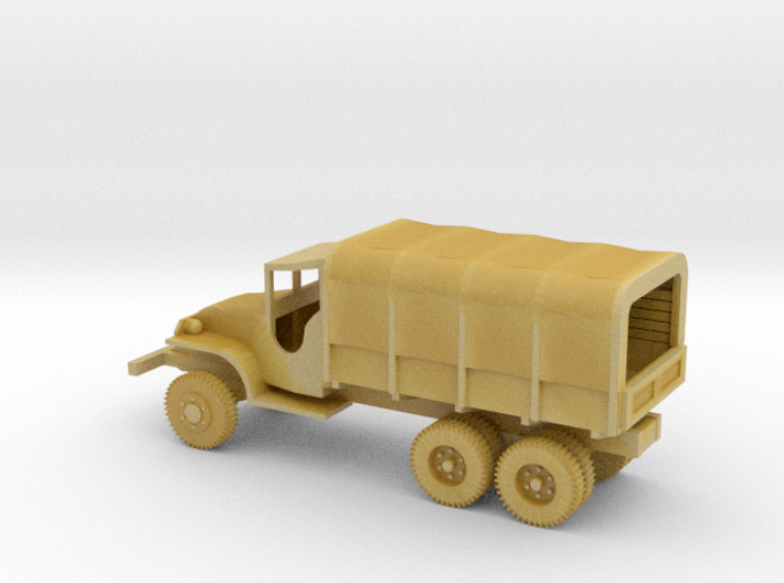 1/144 Scale GMC CCKW 2.5 ton Truck with cover 3d printed