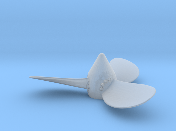 Titanic Starboard 3 Bladed Propeller - Scale 1:200 3d printed