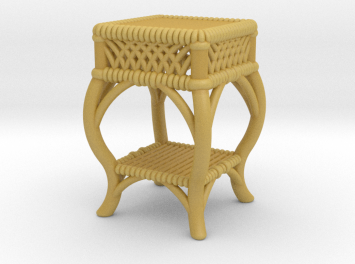 1:48 Nob Hill Wicker Side Table 3d printed