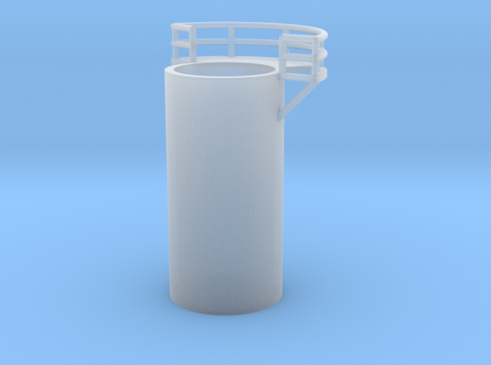 'N Scale' - 10' Distillation Tower - Middle-Left 3d printed