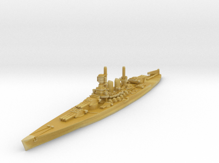 Littorio class battleship 1/3000 3d printed