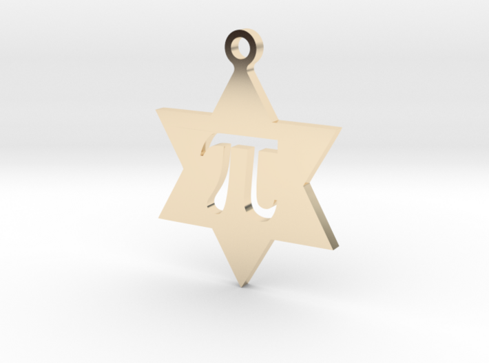 Star of David / Pi... 29mm wide, 2mm thick all 3d printed