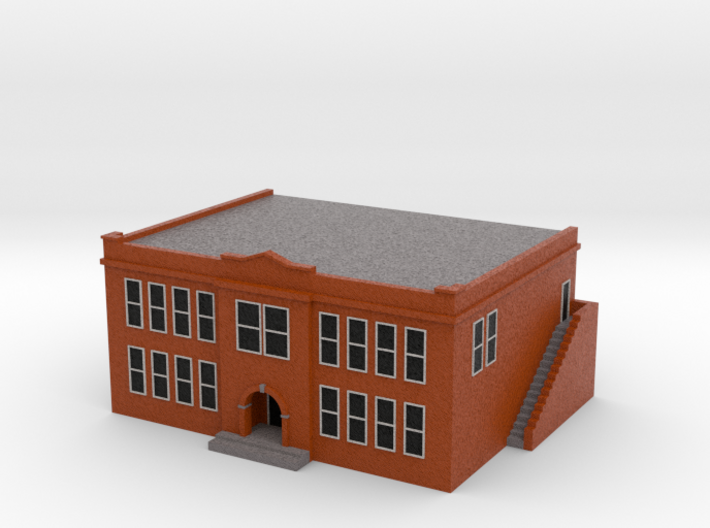 Bedford Old School House - Zscale 3d printed