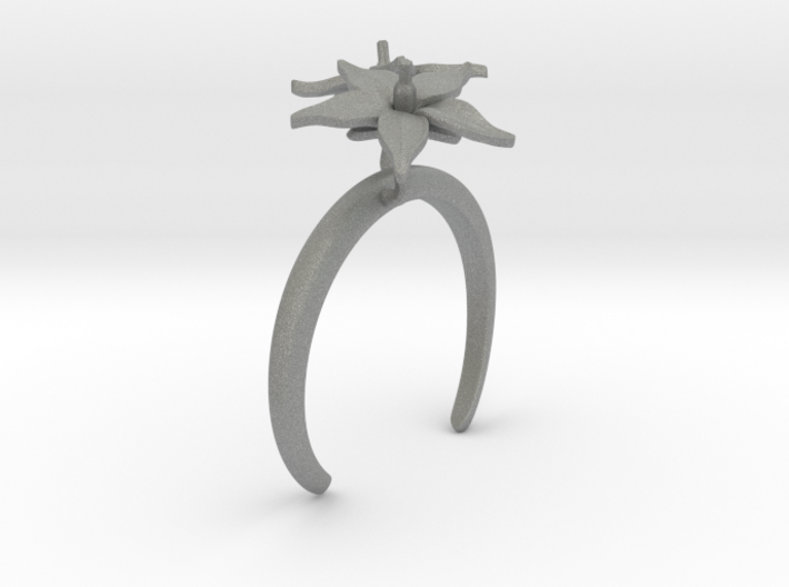 Bracelet with two large flowers of the Tomato L 3d printed