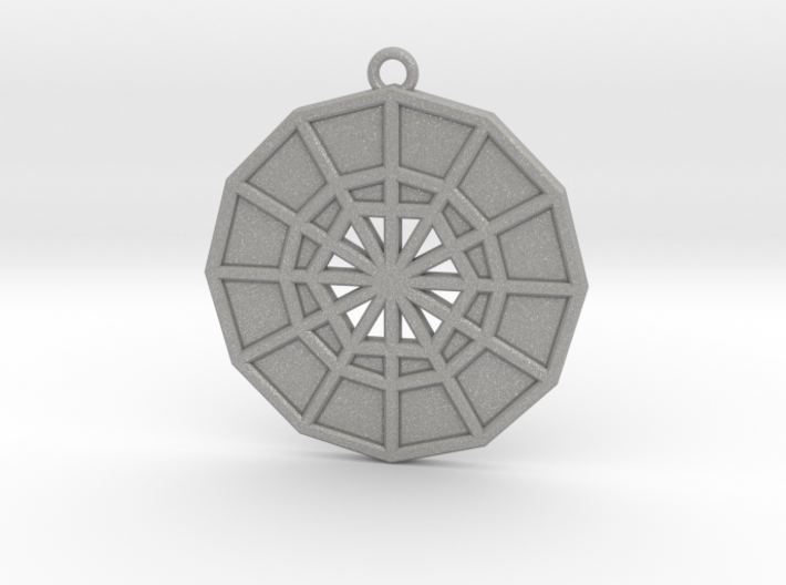 Restoration Emblem 05 Medallion (Sacred Geometry) 3d printed
