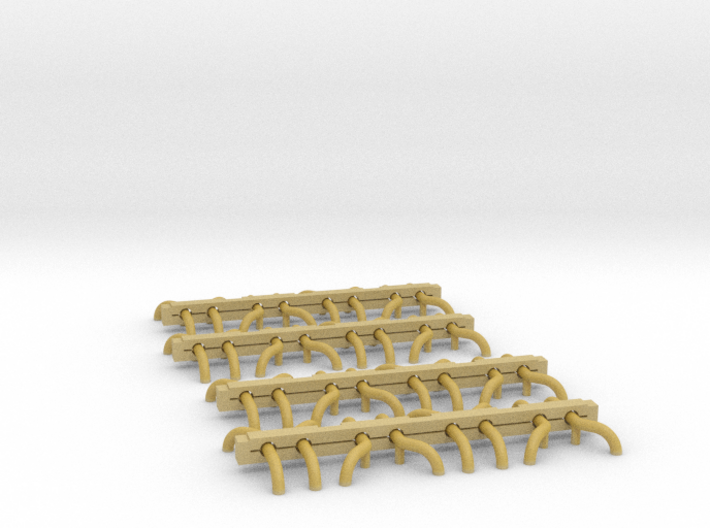 N Scale Wheel Guides (16 Sets) 3d printed