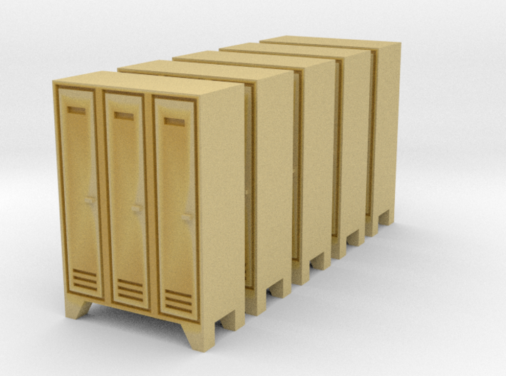 N Scale 5x Lockers 3d printed 