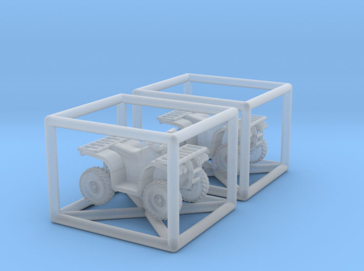 N Scale 2x Quad ATV 3d printed