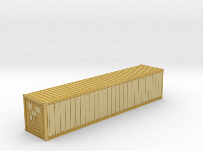N Scale 40' Refrigerated Container 3d printed 