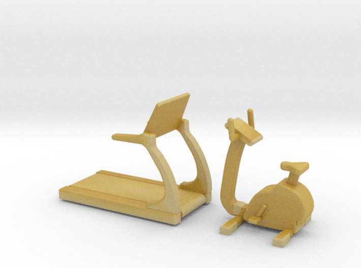 1:48 Fitness Equipment 3d printed