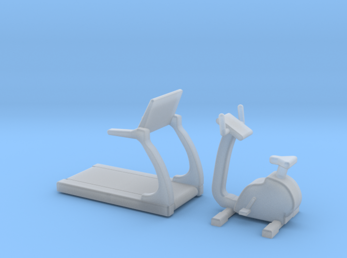 1:48 Fitness Equipment 3d printed