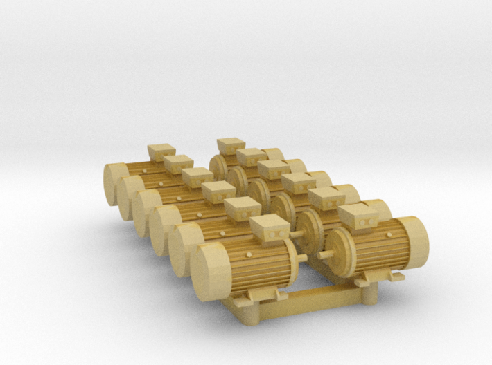 Electric Motor Size 1 (12pc) 3d printed 