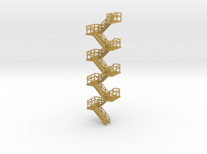 N Scale Staircase H91.2mm 3d printed 