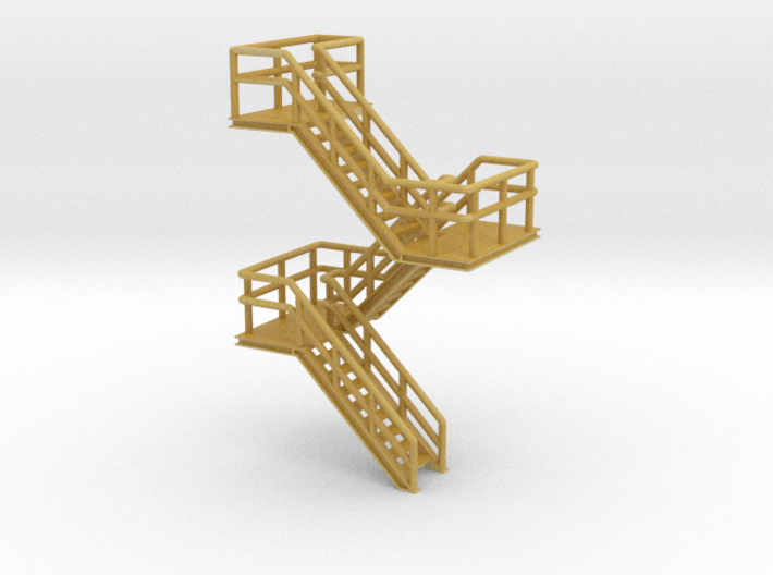 N Scale Staircase H35.2mm 3d printed 