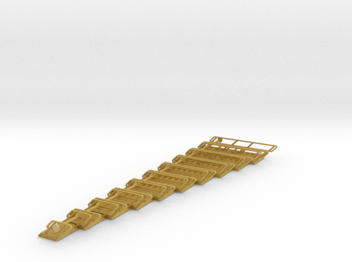 HO Stairs assorted 10pc 3d printed 