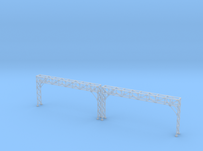N Scale Signal Bridge Gantry 4 tracks 2pc 3d printed