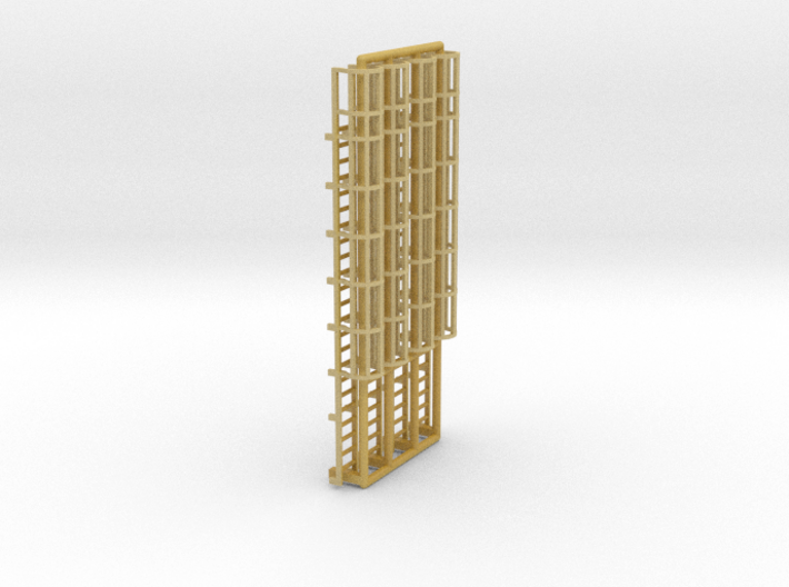 N Scale 4x Cage Ladder 46mm (Top) 3d printed 