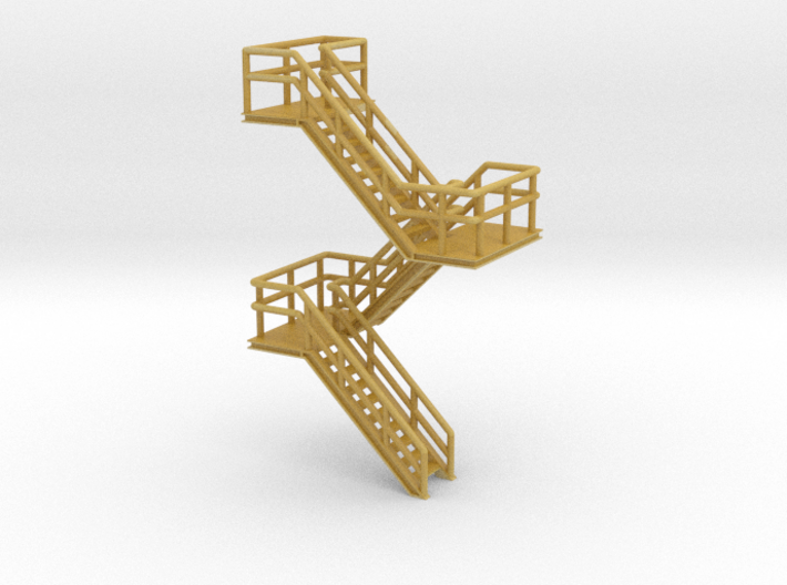 N Scale Staircase H39.2mm 3d printed 