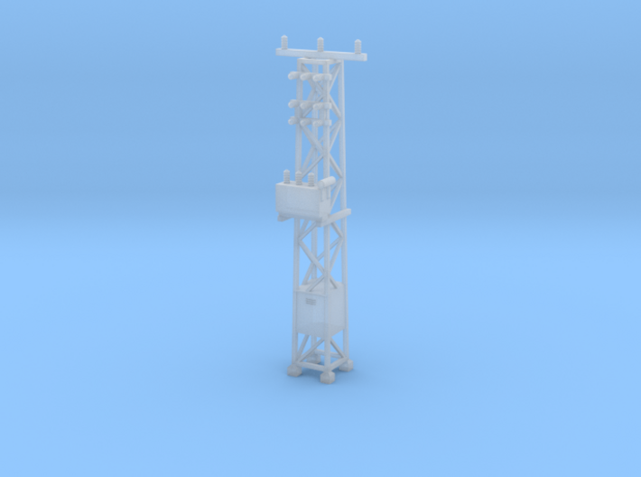 N Scale Distribution Transformer Pylon #1 3d printed