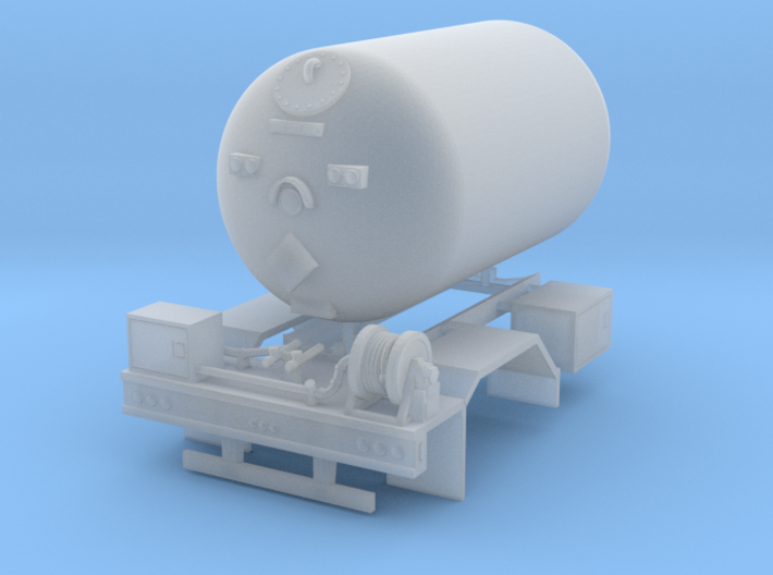 1/64th Single Axle Propane Delivery Truck body 3d printed