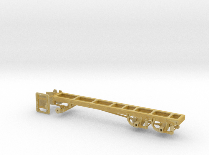 1/87th Tandem truck frame, 215&quot; wheelbase 3d printed