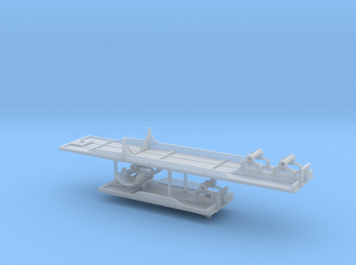 1/160th 40 &amp; 20 foot outside frame flatbed A Train 3d printed