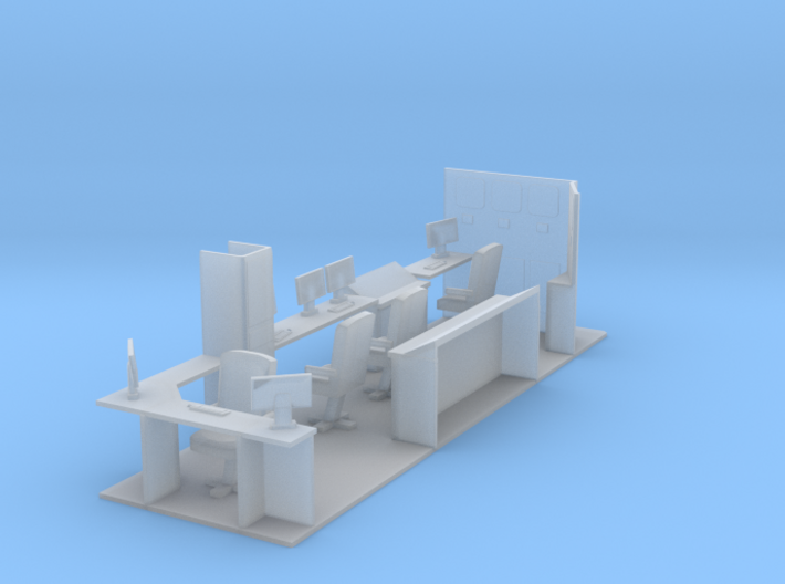 1/64th Interior for Hydraulic Fracturing Data Van 3d printed