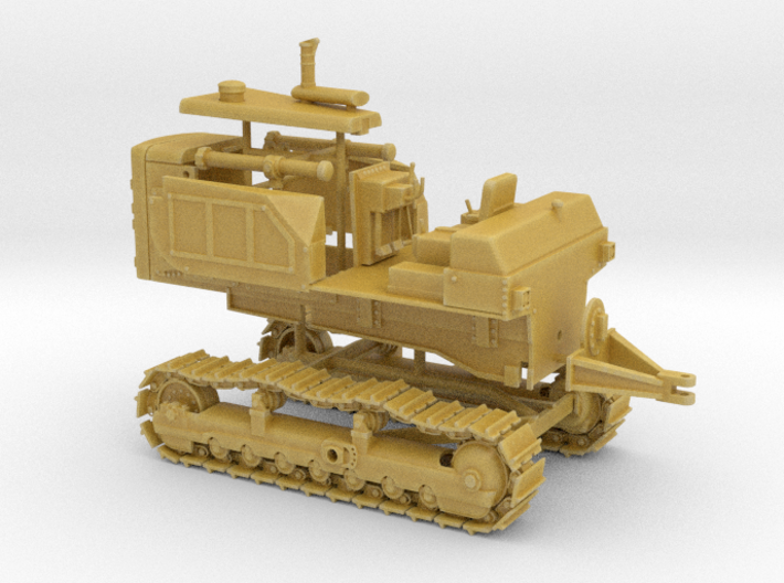 1/87th Large Bulldozer Tractor 3d printed 