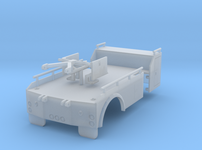 1/87th Holmes Single Axle Tow Truck Wrecker Bed 3d printed