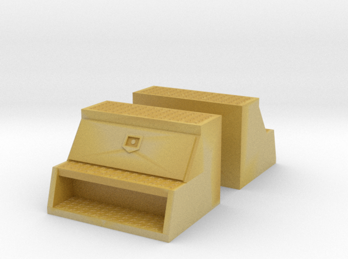 1/32 to 1/34th 'Saddle' type 24&quot; toolboxes 3d printed