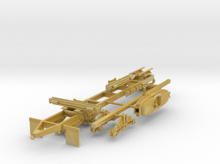 1/50th 1940's log truck frame w Page trailer 3d printed