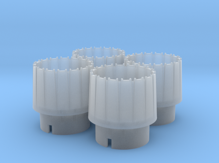 WING-X REBELL 1/29 EASYKIT ENGINE NOZZLES 3d printed