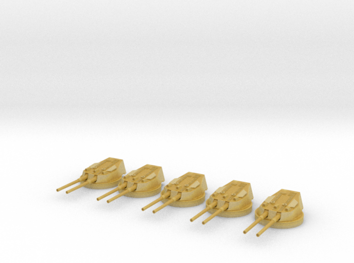1/700 HMS Dreadnought 12 inch /45 Turrets SET 3d printed