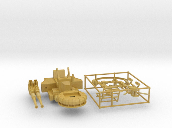 1/72 40mm Bofors Twin Mount KIT 3d printed