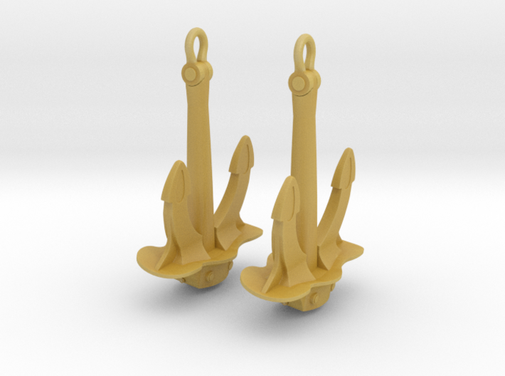 1/72 DKM Anchors for Destroyers (4,000 lbs.) 3d printed