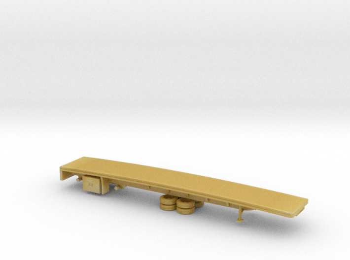 1/160 Spread Axel Flatbed Trailer 3d printed 