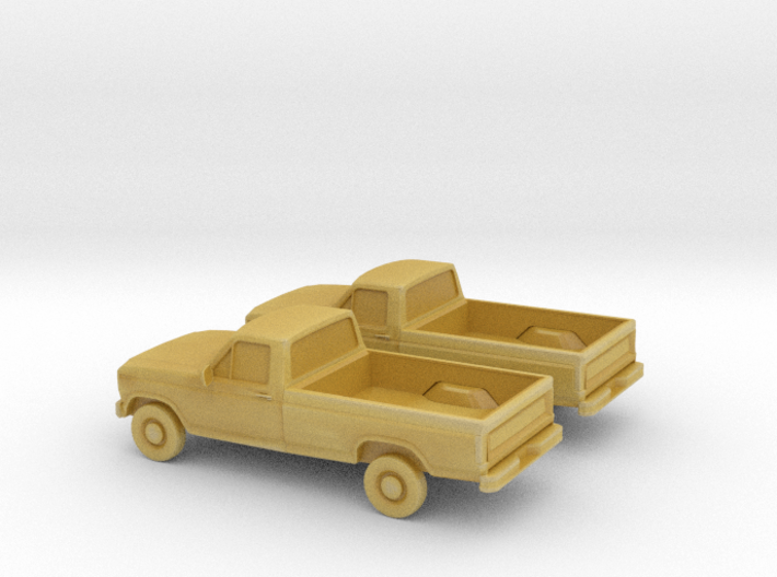1/160 2X 1980-86 Ford F Series 3d printed 