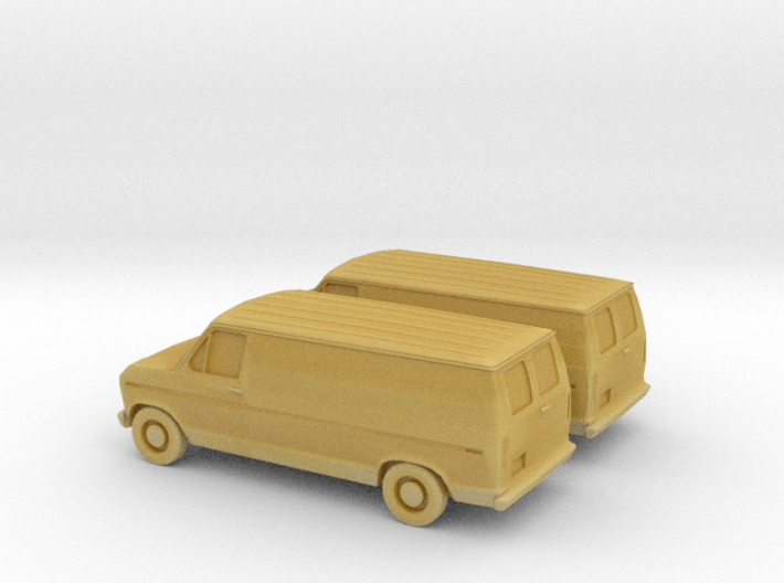 1/160 2X 1985 Ford Econoline 3d printed 