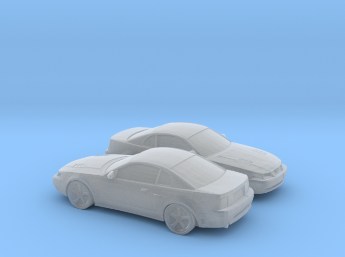 1/160 2X 2003 Ford Mustang 3d printed