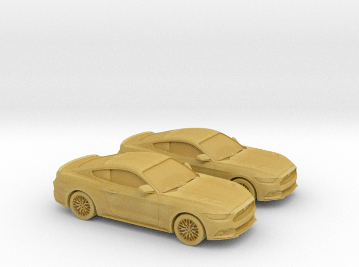 1/160 2X 2015 Ford Mustang GT 3d printed 