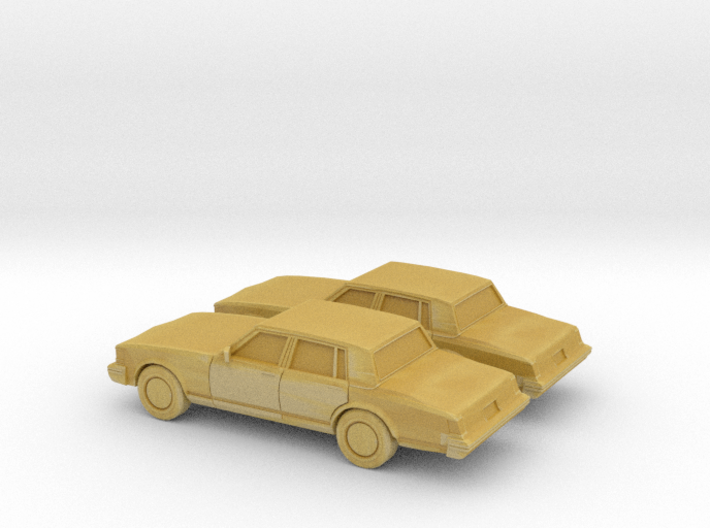 1/160 2X 1977 Cadillac Seville 3d printed 