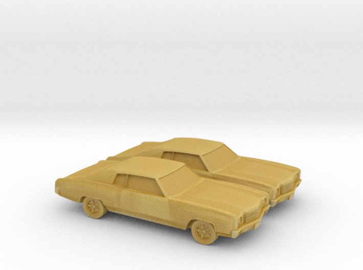 1/160 2X 1970 Chevy Monte Carlo 3d printed 