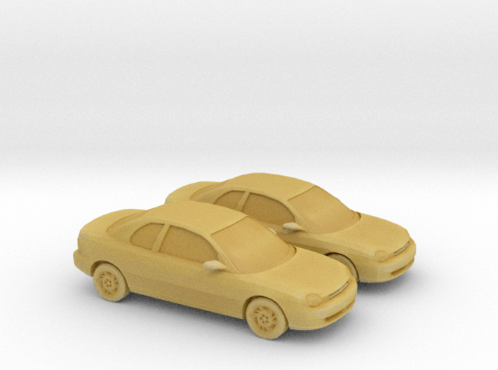 1/160 2X 1995 Dodge Neon Coupe 3d printed 