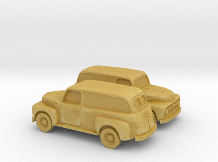 1/160 2X 1952 Ford Panel Truck 3d printed