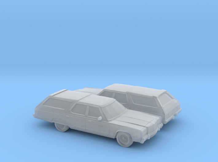 1/160 2X 1977 Chrysler Imperial Town &amp; Country 3d printed
