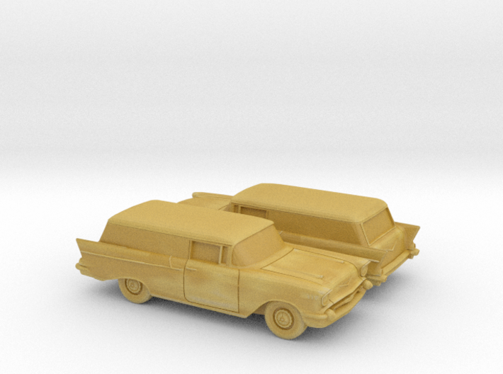 1/160 2X 1957 Chevrolet One Fifty Delivery 3d printed