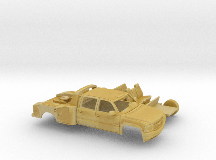 1/87 1999-02 Chevy Silverado CrewCab ToyHauler Kit 3d printed 