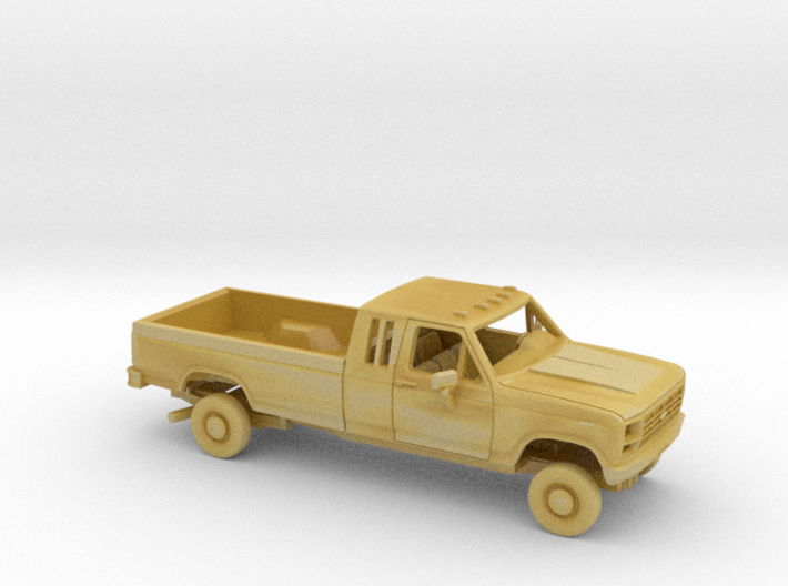 1/160 1980-86 Ford F-Series Ext.Cab LongBed Kit 3d printed